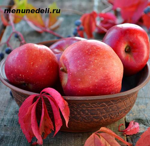 Как правильно заморозить яблоки | Меню недели