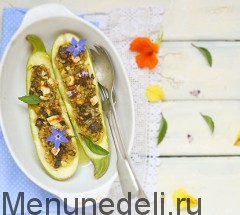 Кабачки в духовке рецепт | Меню недели